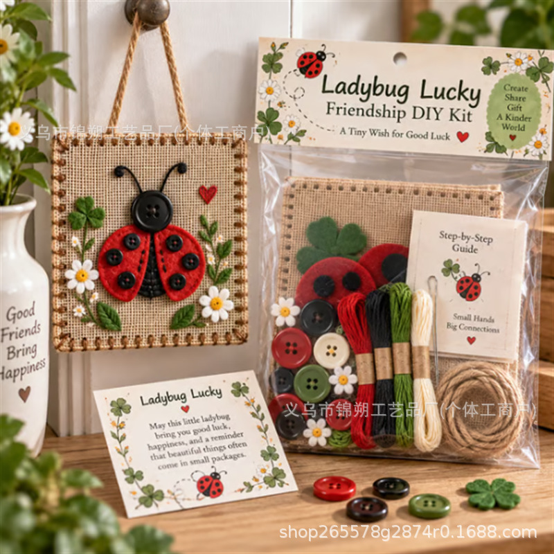 Cute Portable DIY Button Frien - Art Craft Kit ulasan dan harga