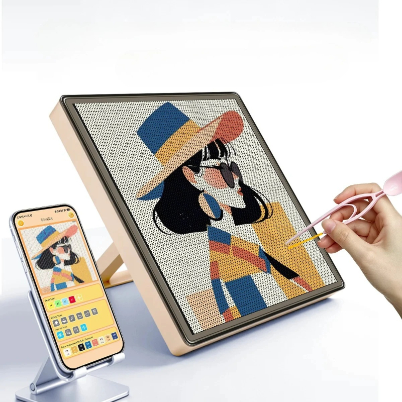 DIY Smart LED Pegboard APP Con - Art Craft Kit ulasan dan harga