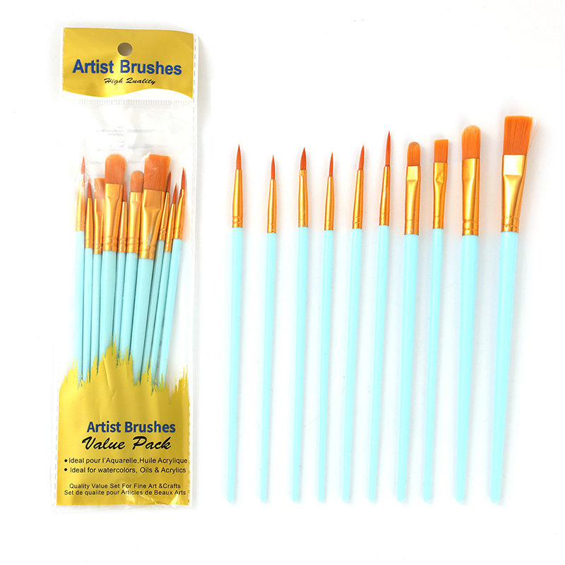 10Pcs Pearlescent Plastic Rod  - Gouache Paint Set ulasan dan harga