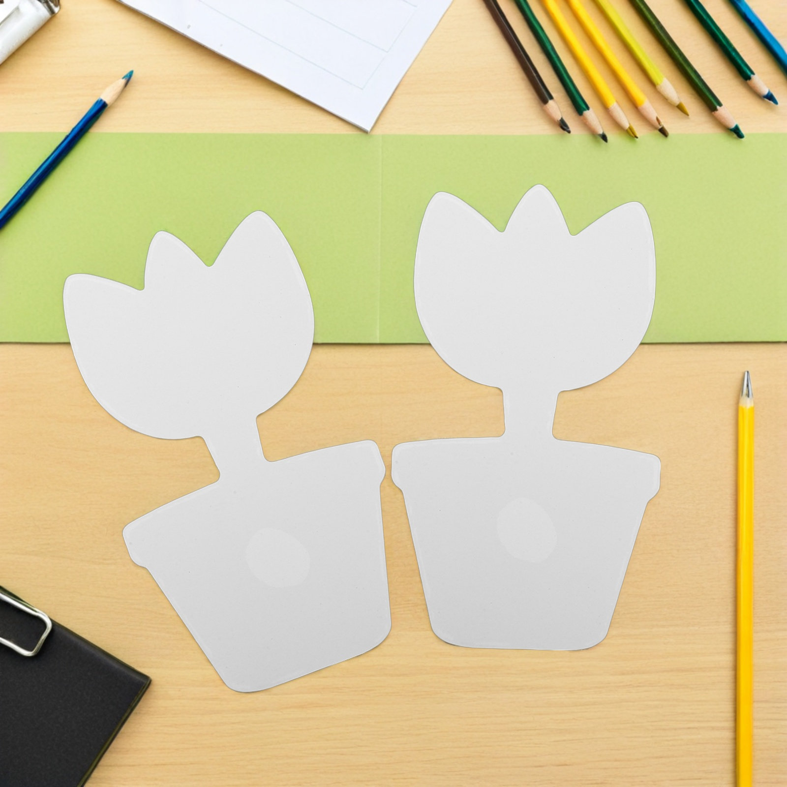 20Pcs DIY Unpainted Flower Pot - Art Craft Cardboard ulasan dan harga