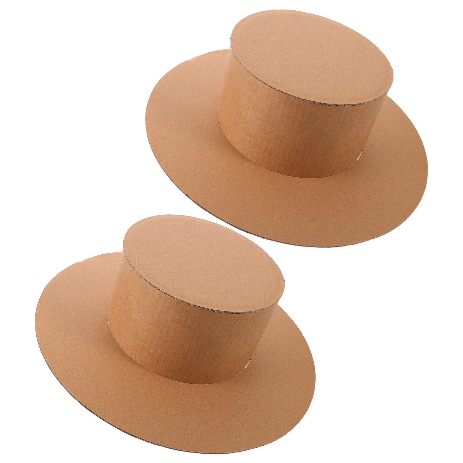 2Pcs Blank Top Hat for DIY Pai - Art Craft Cardboard ulasan dan harga
