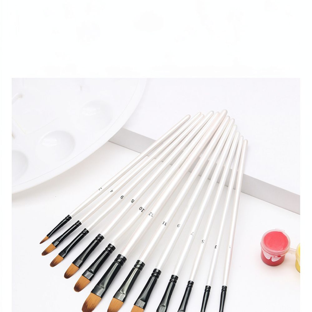 Durable Nylon Hair Artist Brus - Gouache Paint Set ulasan dan harga