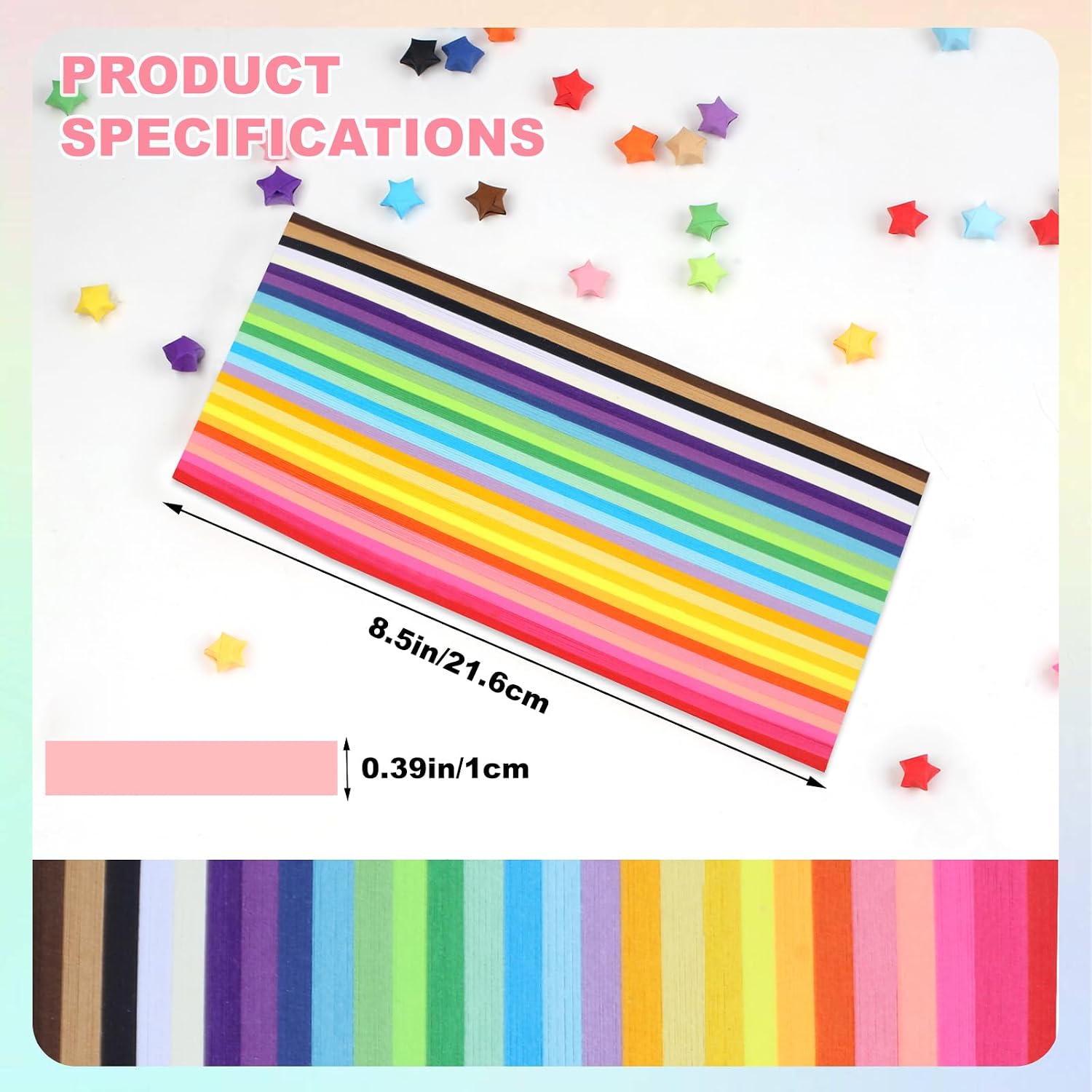 1080/2160 Sheets Origami Star  - Art Craft With Paper ulasan dan harga