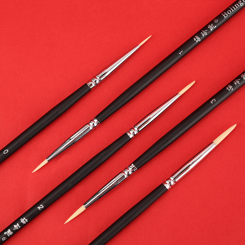 Nylon liner brush, face painti - Gouache Paint Set ulasan dan harga