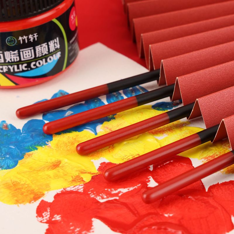Nylon liner brush, face painti - Gouache Paint Set ulasan dan harga