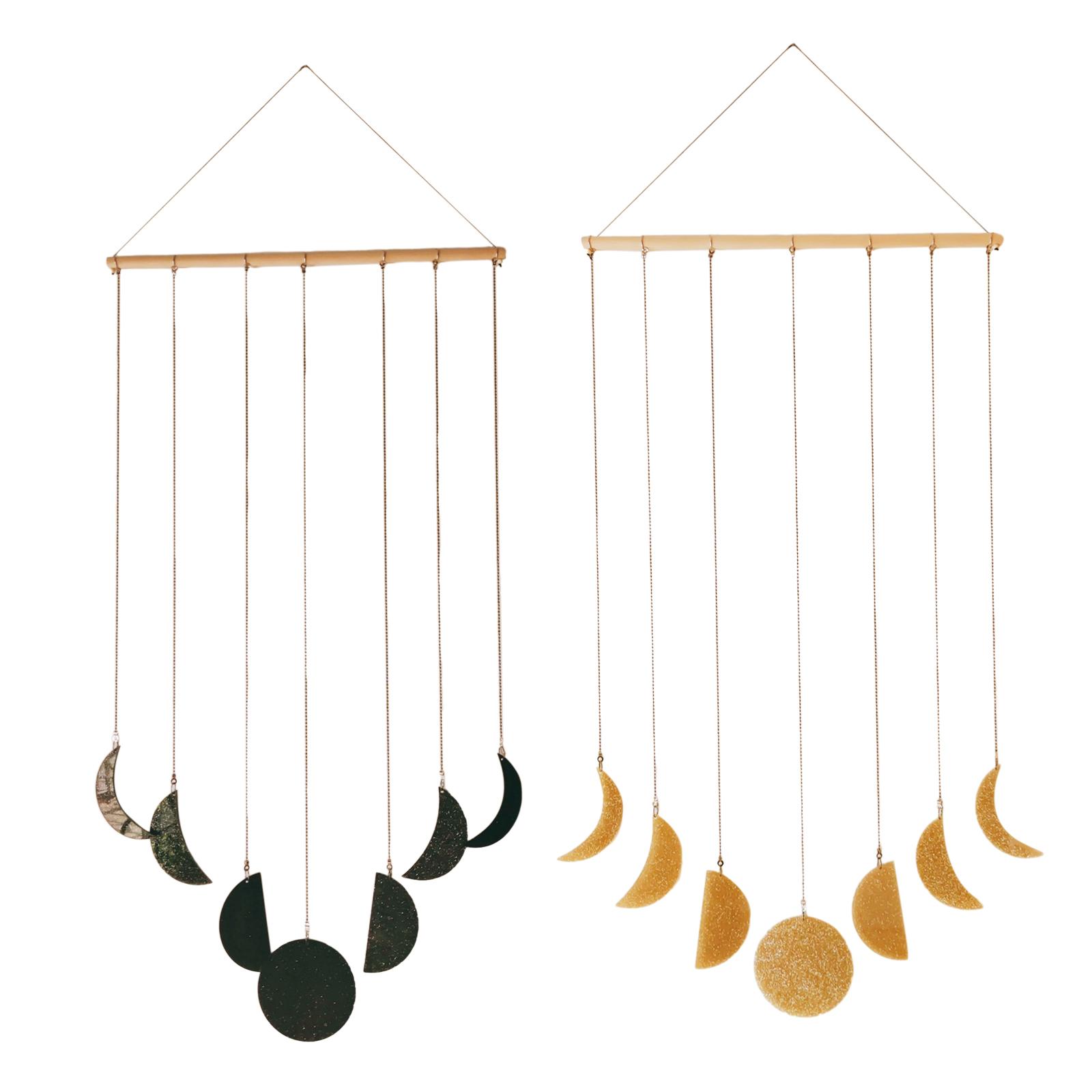 Moon Phase Wall Hanging Decor  - Art And Craft For Nursery ulasan dan harga