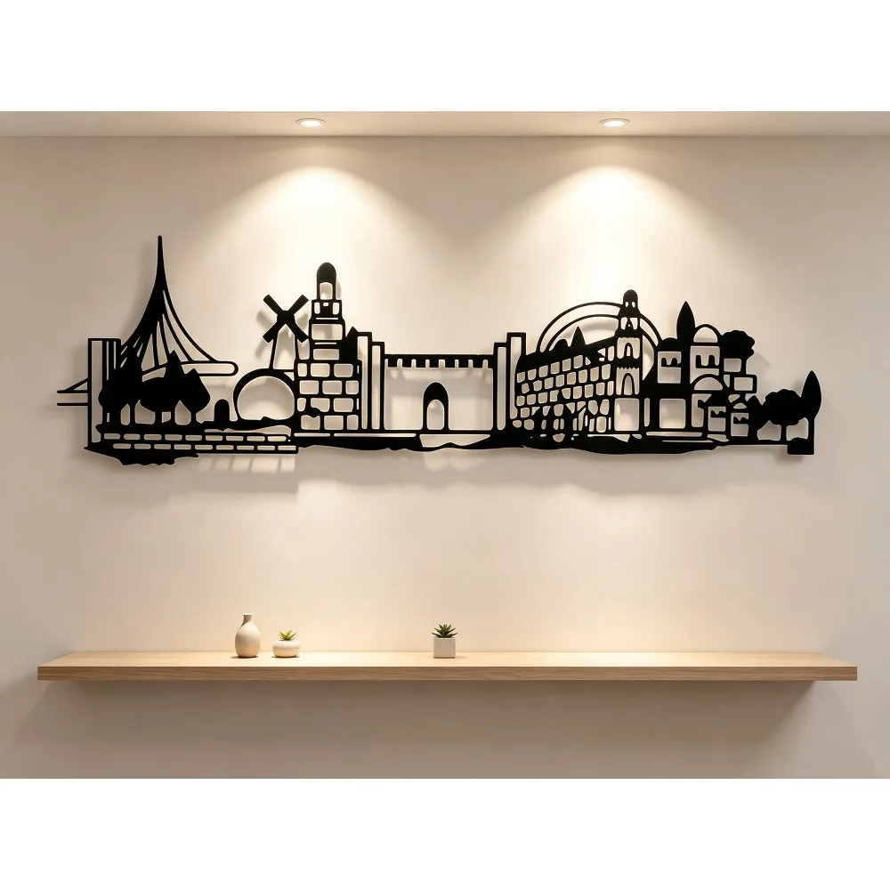 CIFBUY Iron Wall Art Jerusalem - Art & Craft Paper For Kids ulasan dan harga